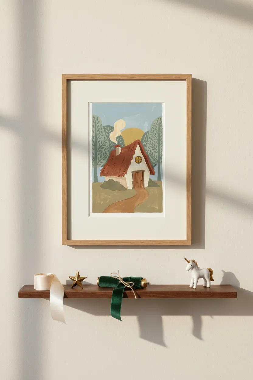 Storybook Cottage Print