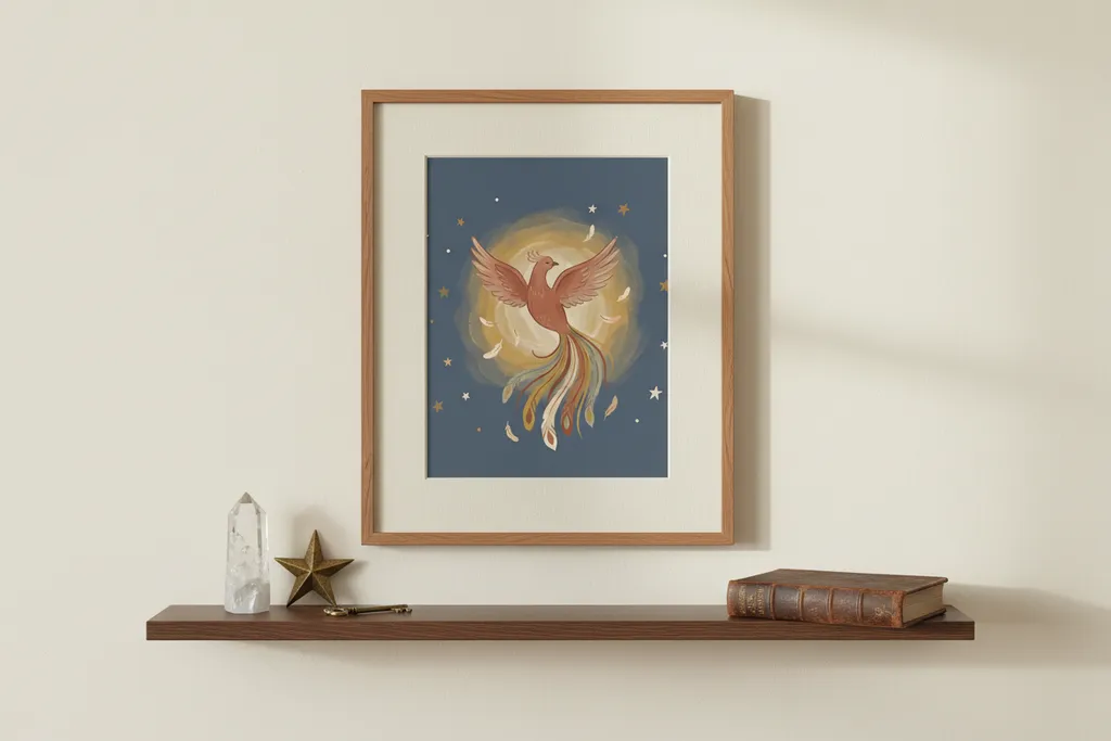 Phoenix Nursery Wall Art