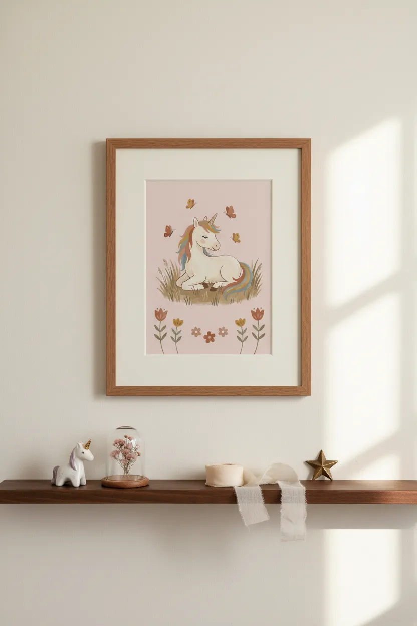 Unicorn Foal Print