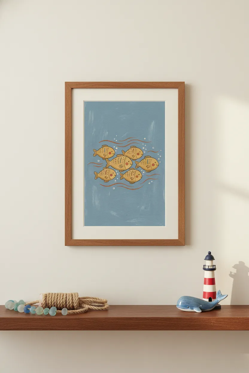 School of Fish Print