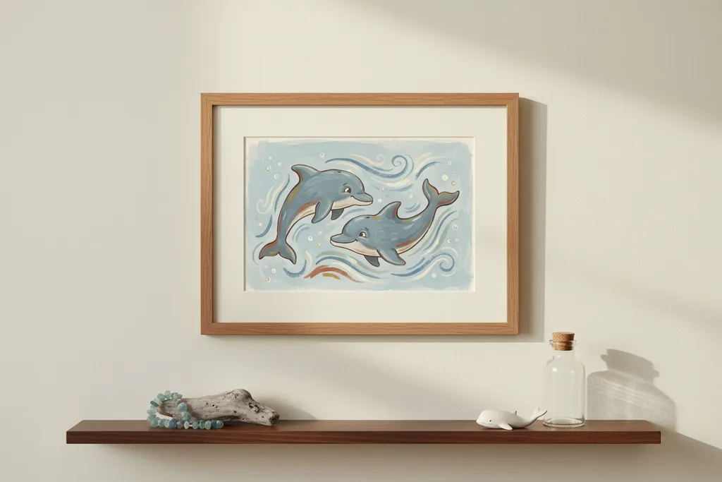 Dolphin Friends Print