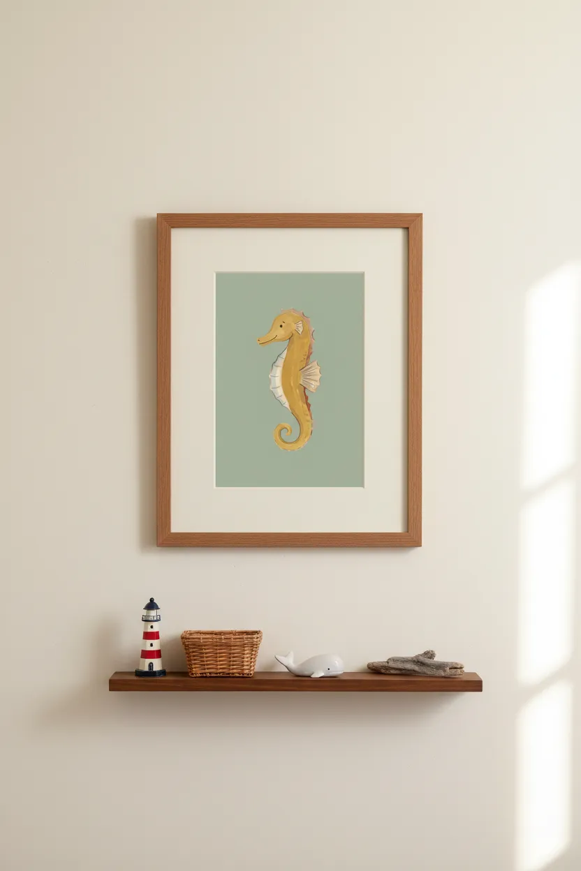 Seahorse Print