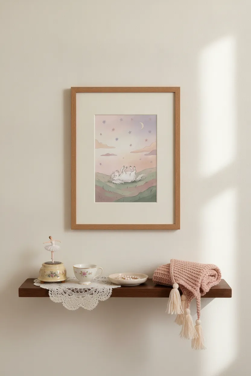 Stargazing Pony Print