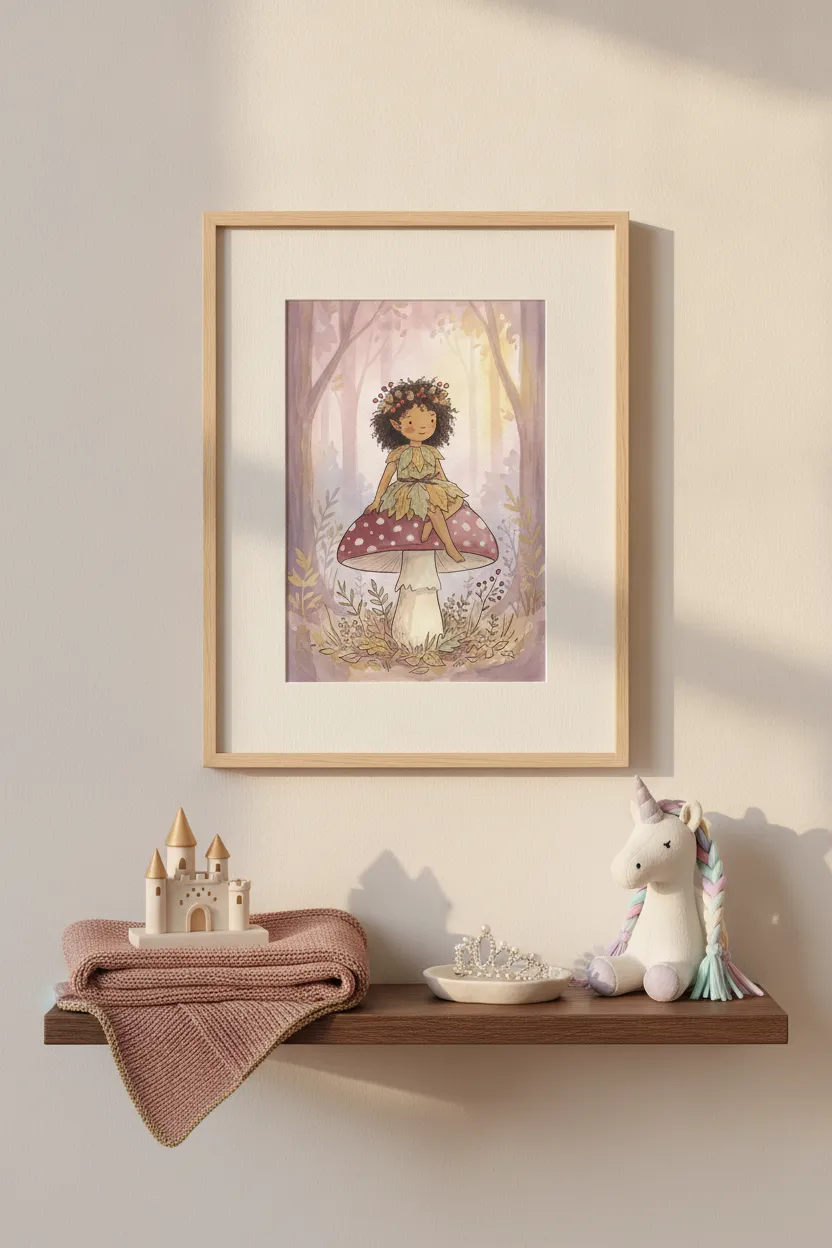 Woodland Fairy Print