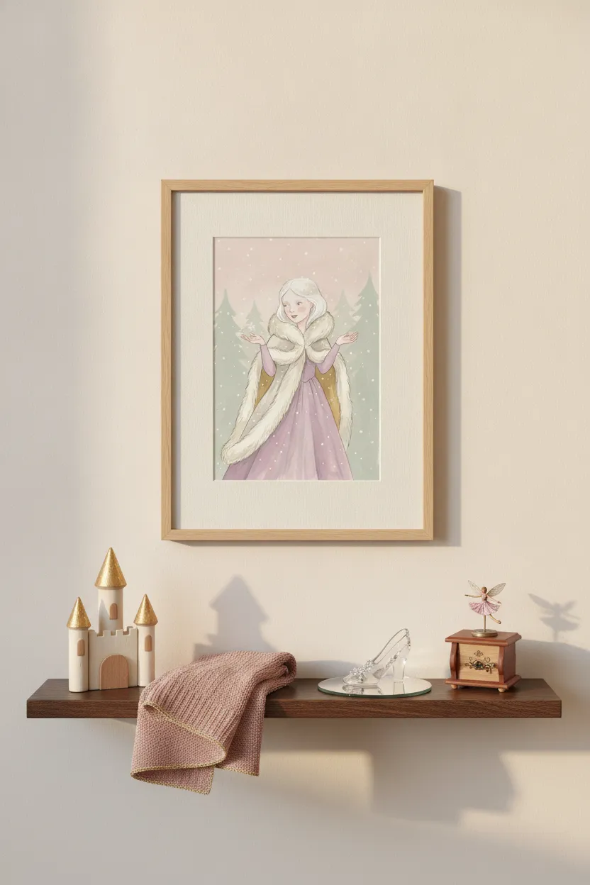 Snow Princess Wall Art