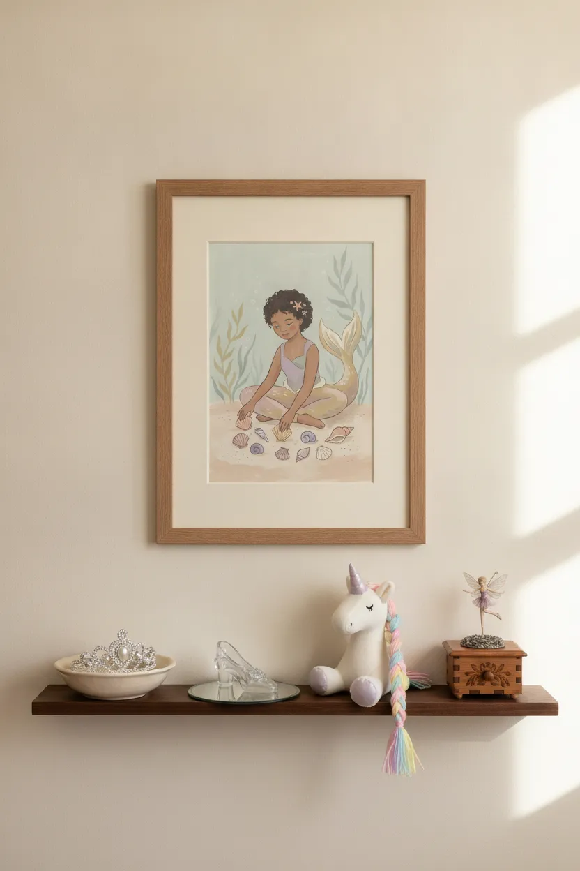 Mermaid Girl Print