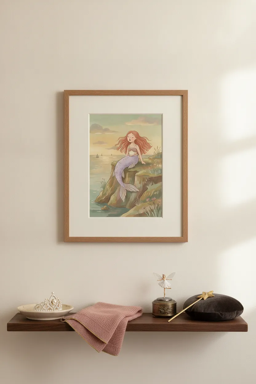 Singing Mermaid Print