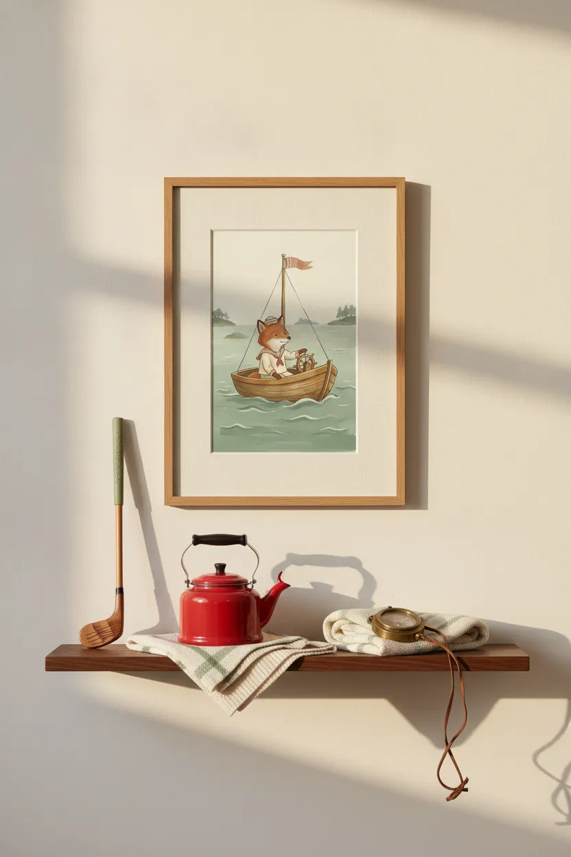 Sailor Fox Print