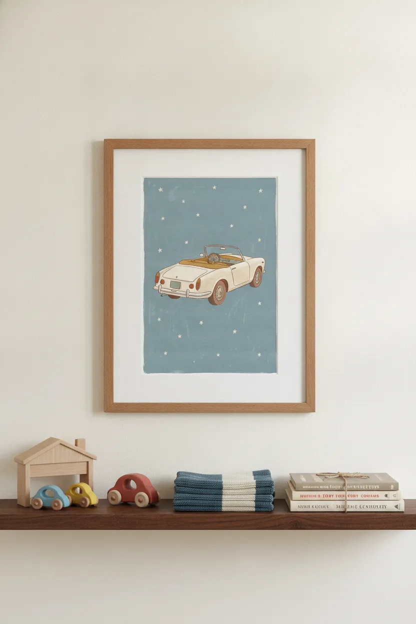 Vintage Cream Convertible Print