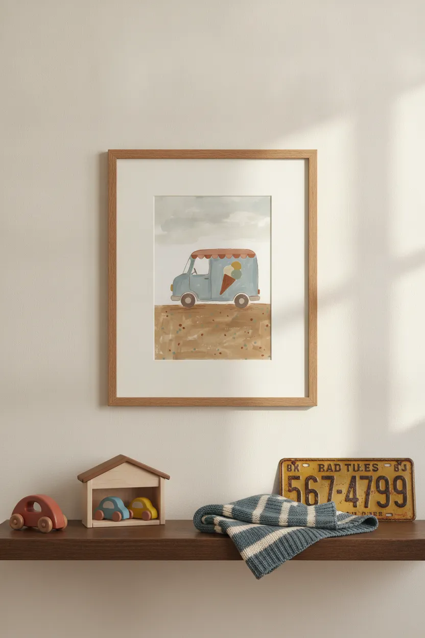 Ice Cream Truck Print