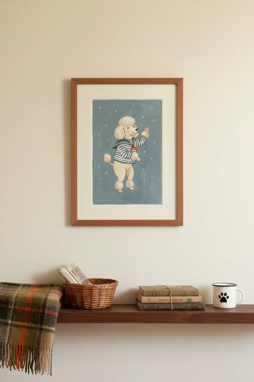 Sailor Poodle Print