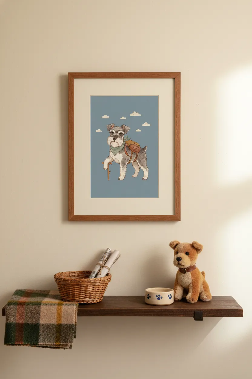 Adventure Schnauzer Print