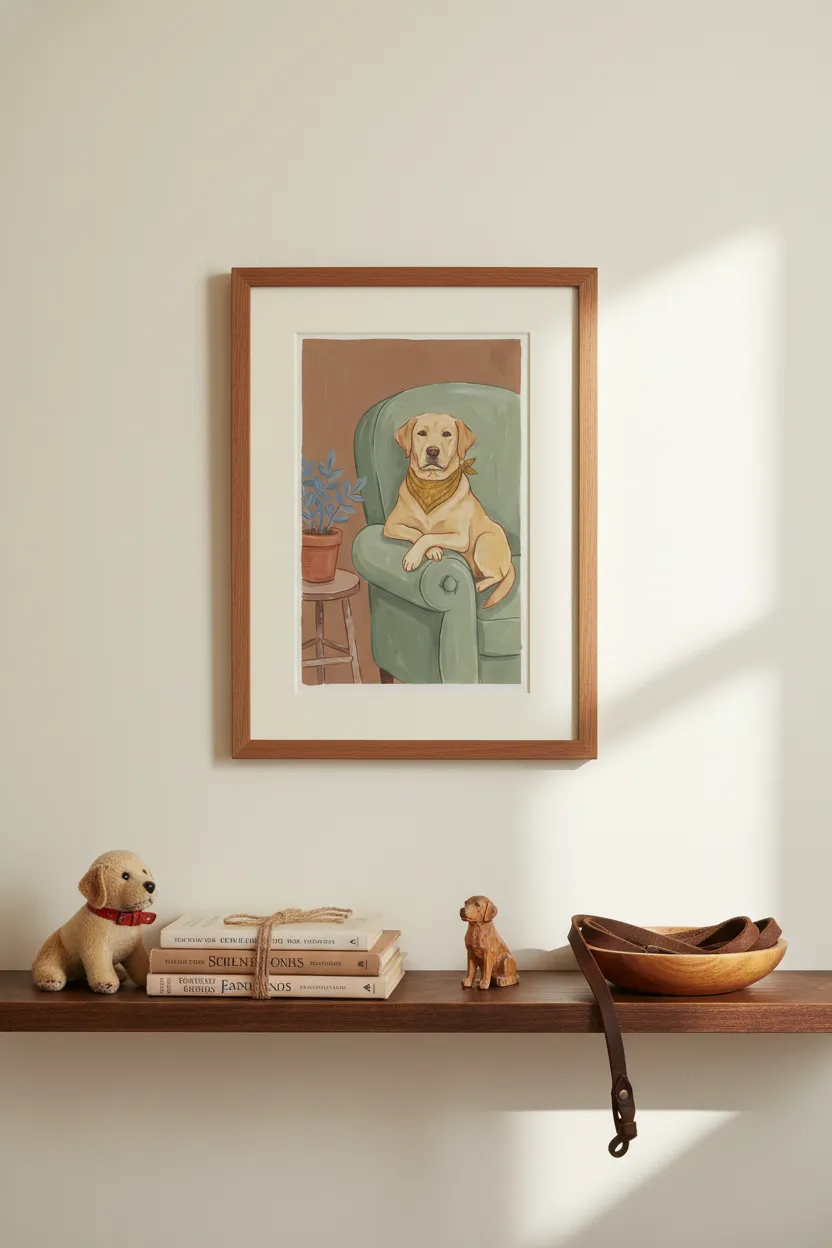 Yellow Labrador Print