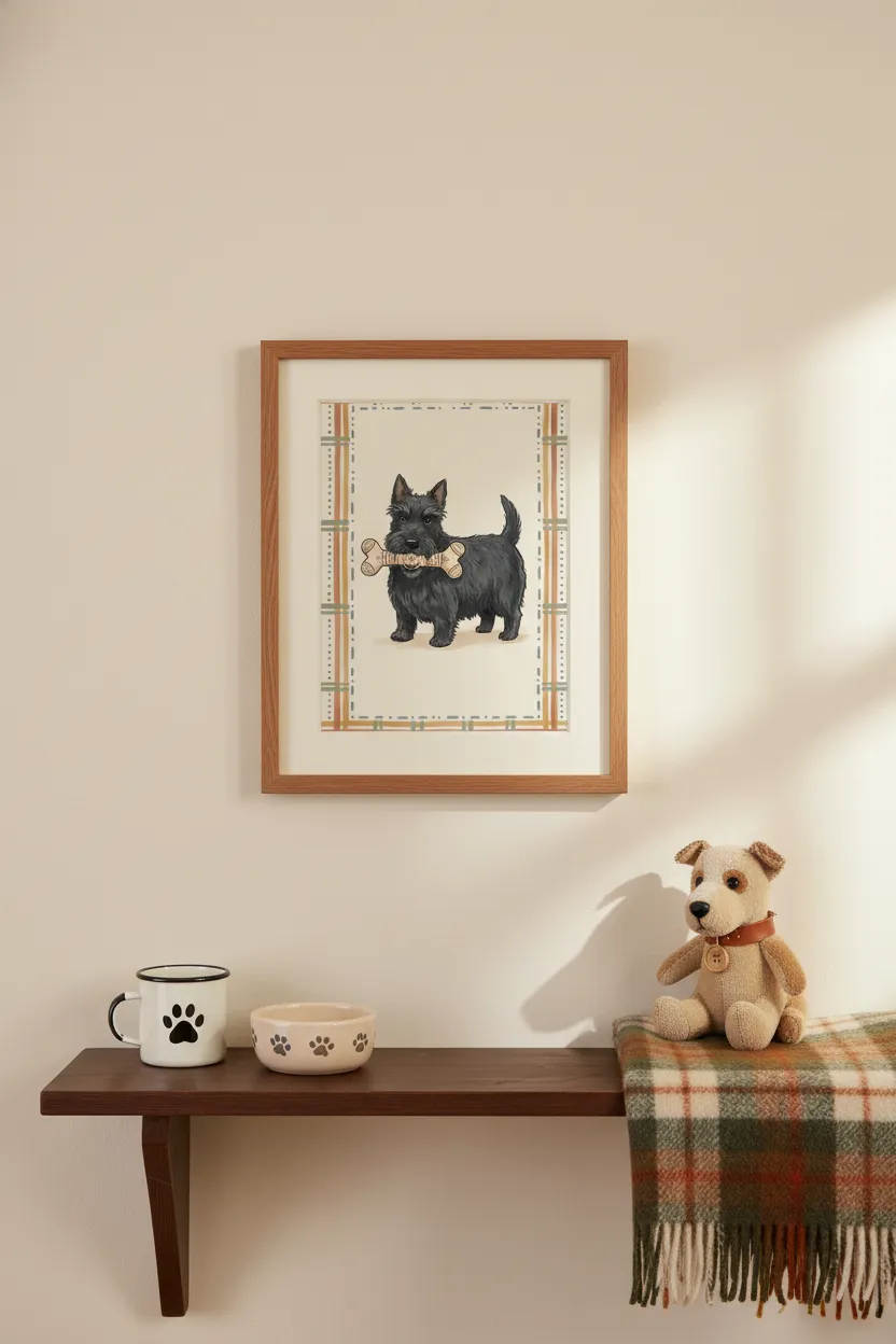 Scottie Dog Print