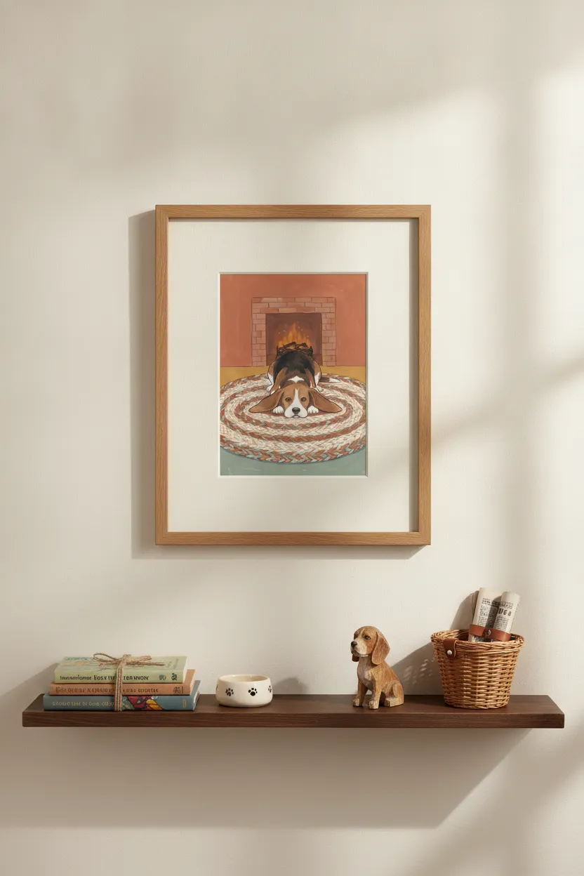 Beagle by Fireside Print