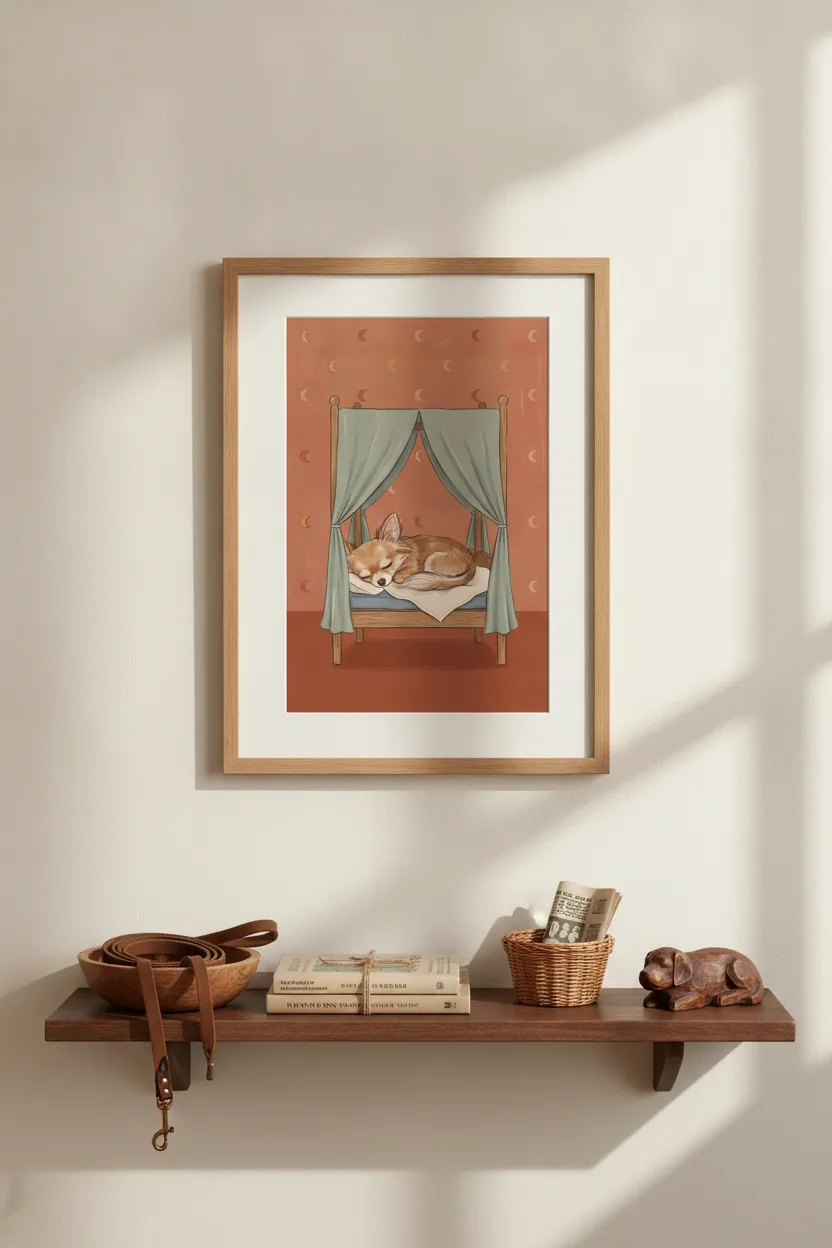 Sleeping Chihuahua Print