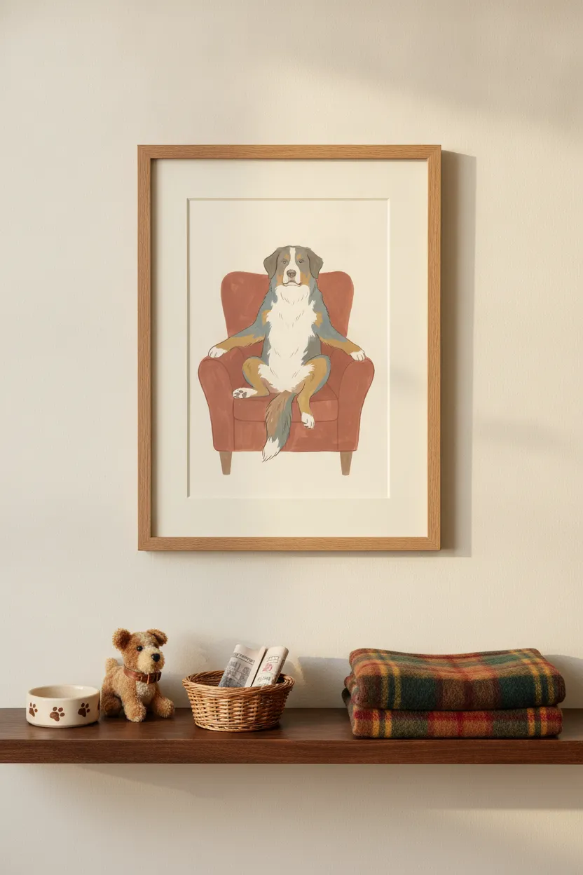 Bernese Mountain Dog Print