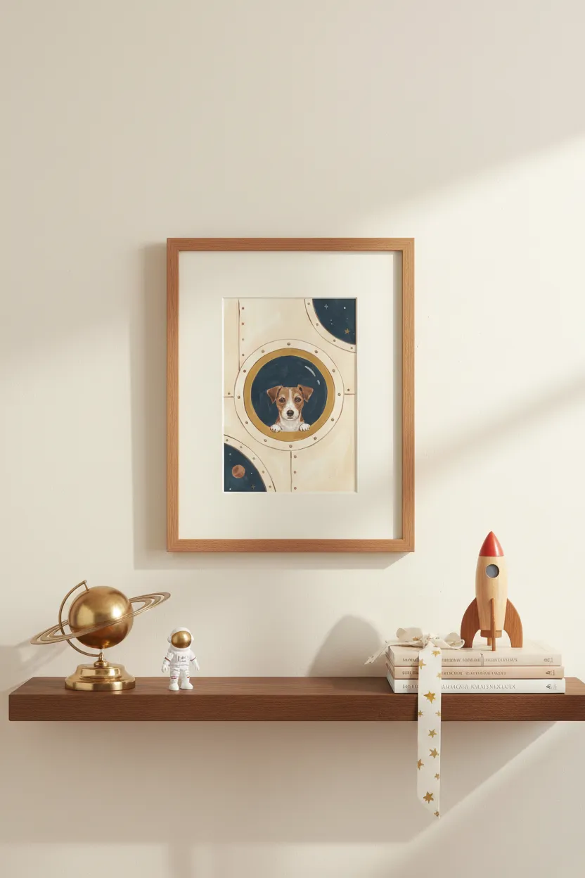 Space Dog Print