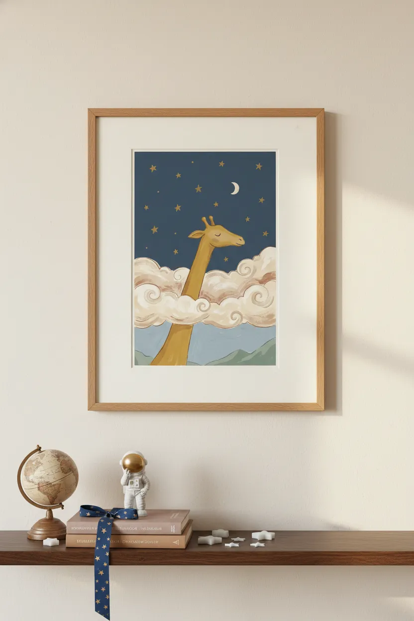 Dreamy Giraffe Print