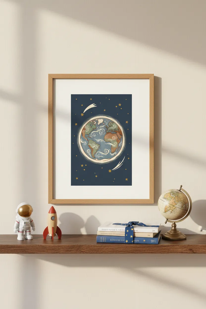 Earth From Space Print