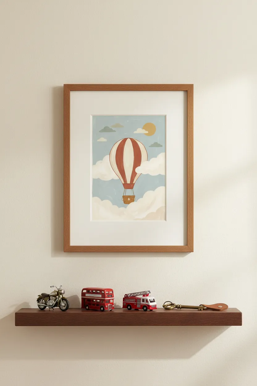Hot Air Balloon Print