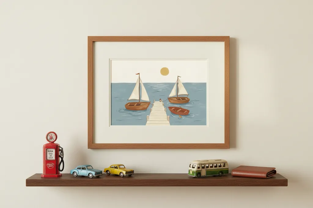 Sailboat Harbor Print