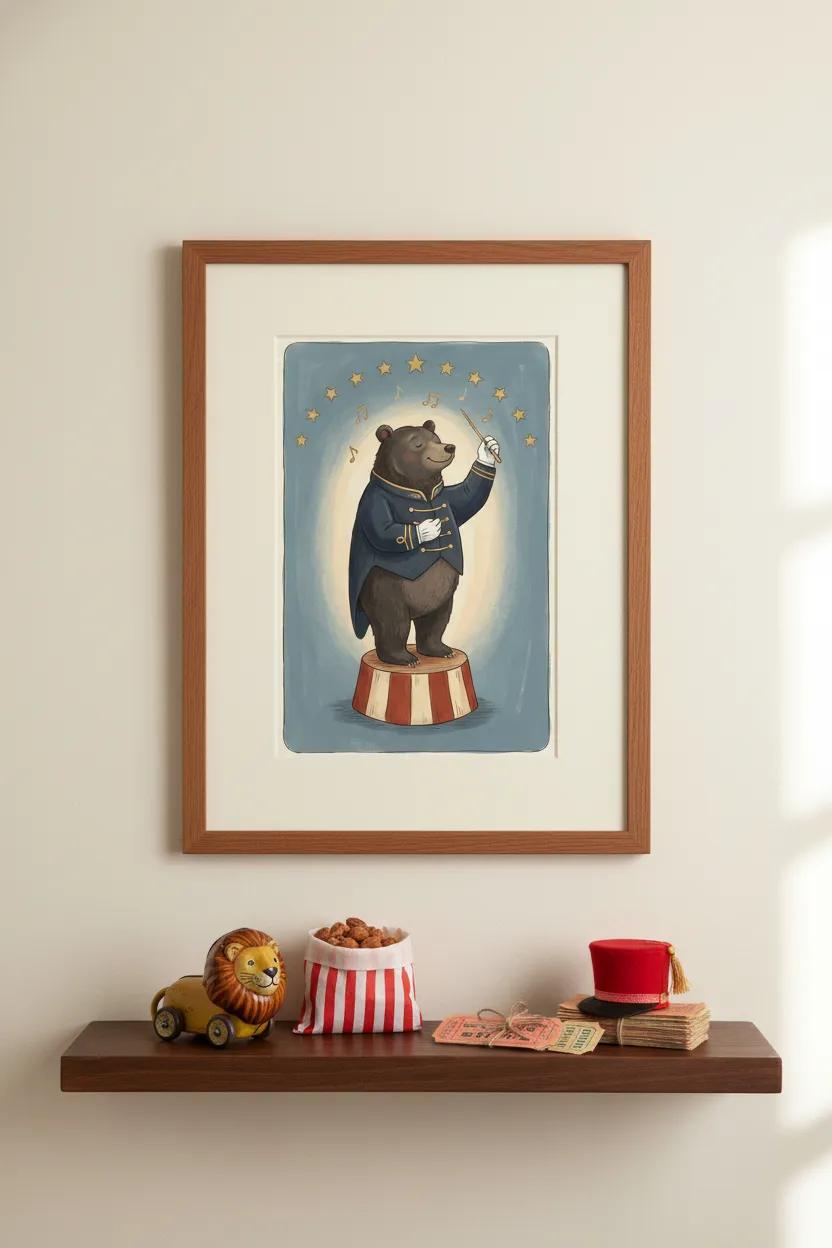 Bear Conductor Print