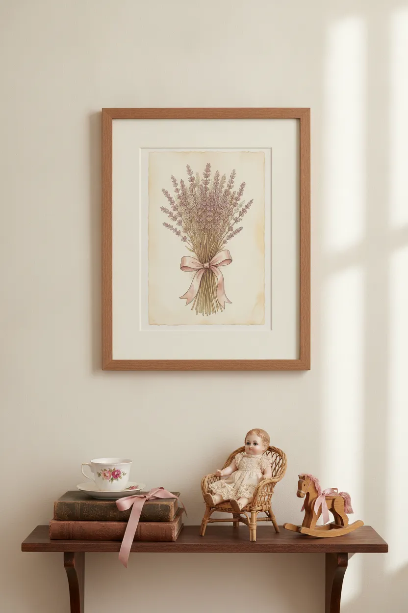 Lavender Bouquet Print