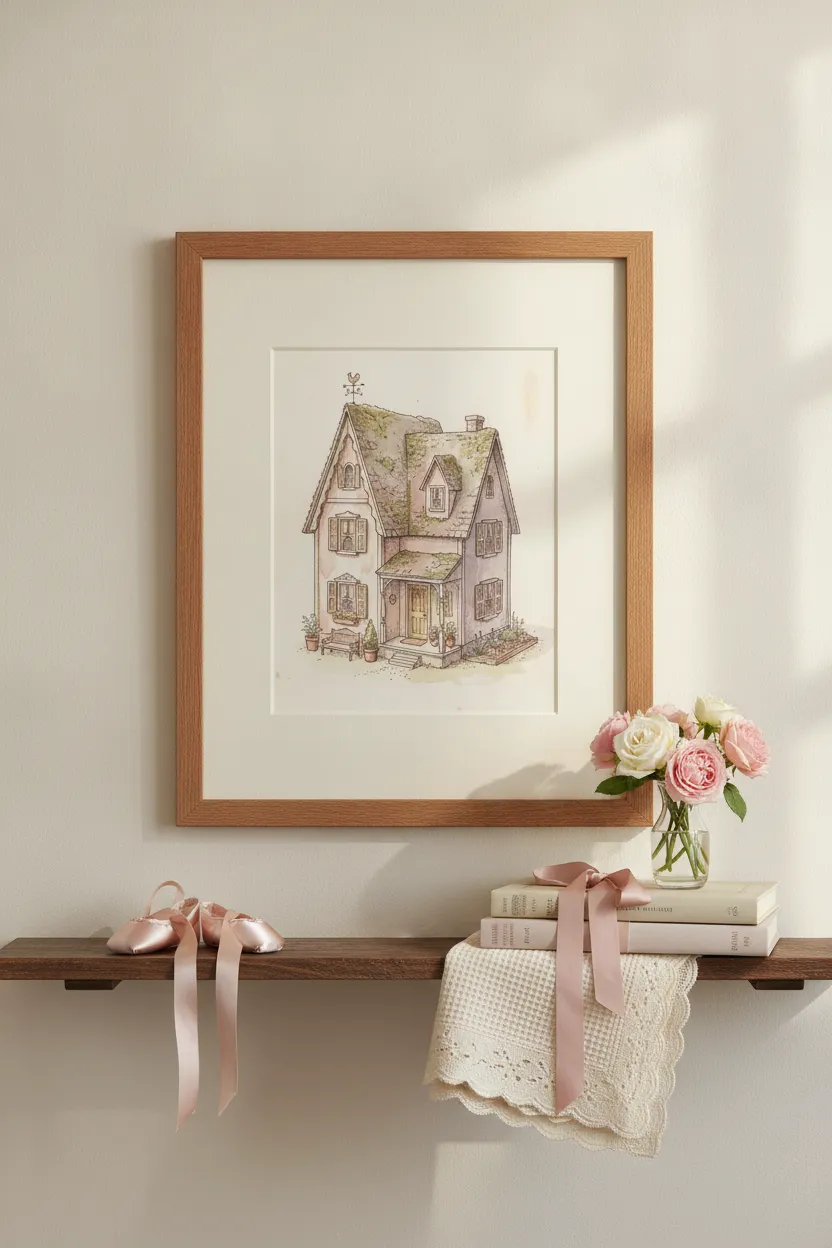 Vintage Dollhouse Print