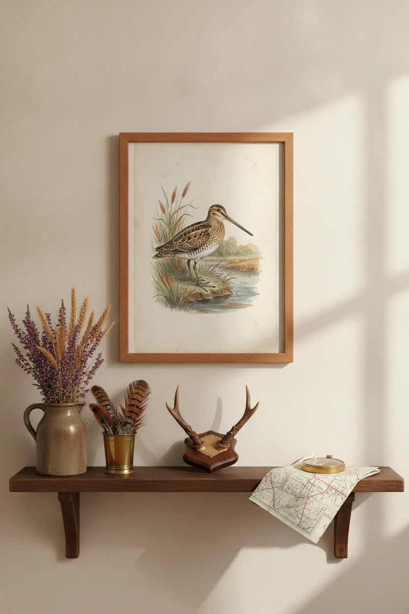 Vintage Snipe Print