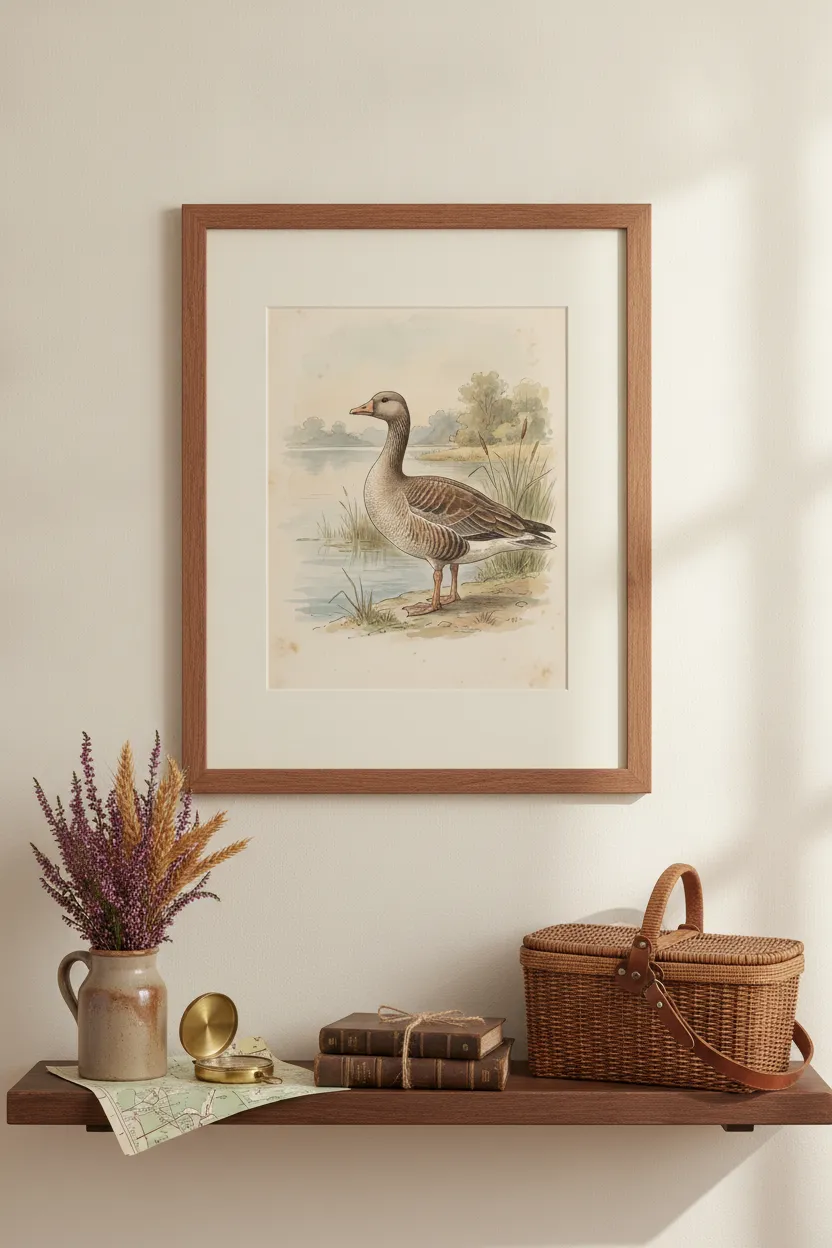 Greylag Goose Print