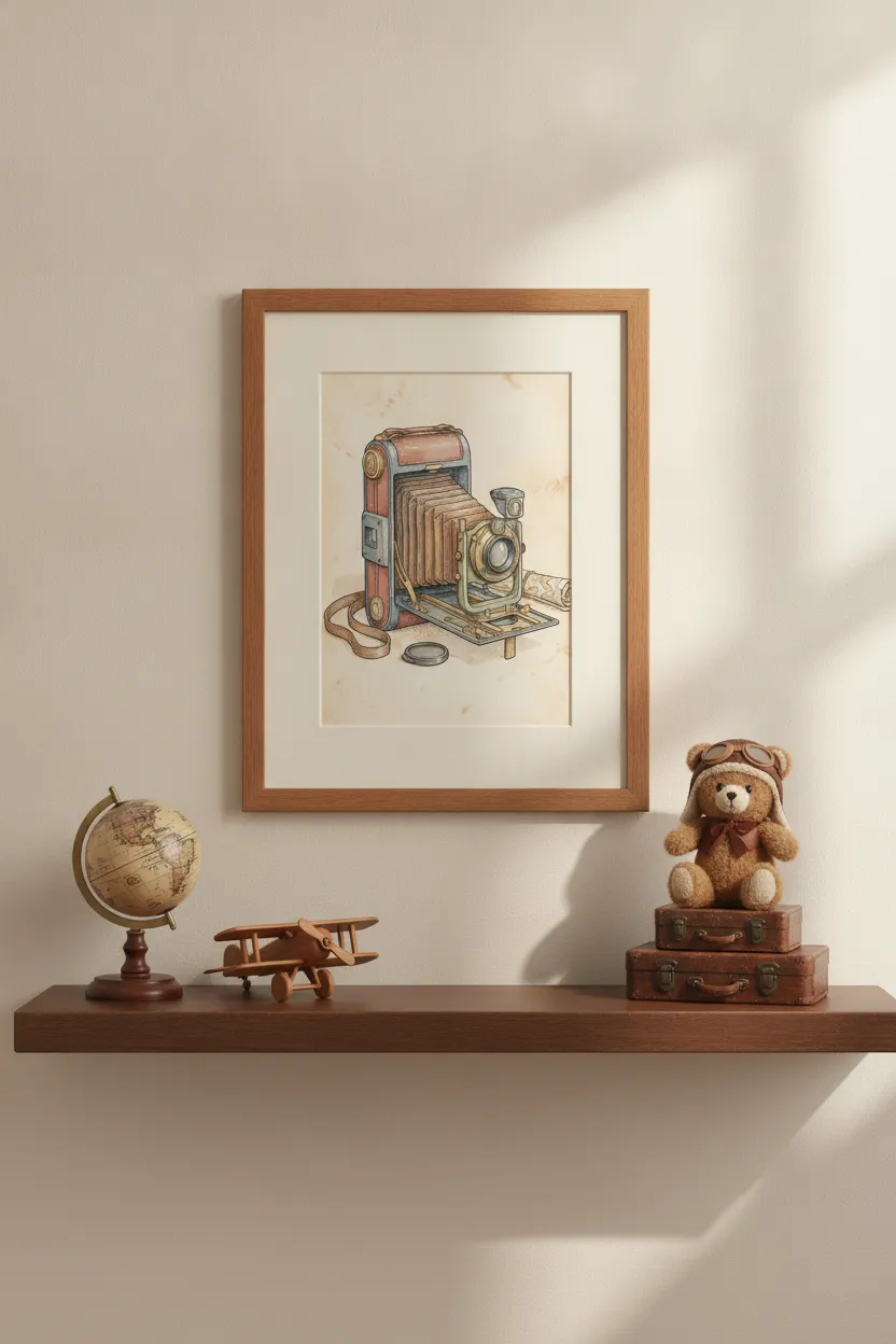 Vintage Bellows Camera Print