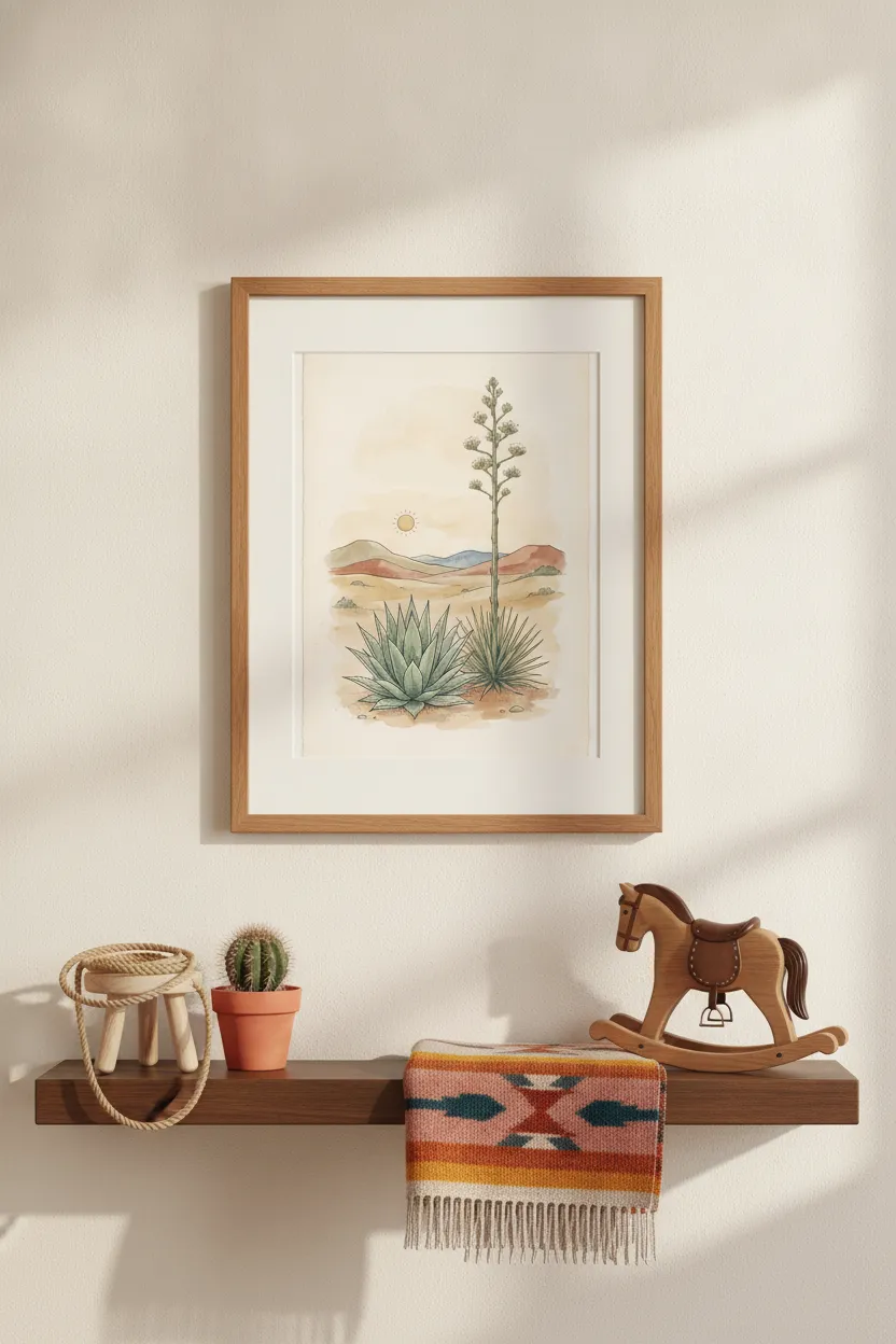Agave and Yucca Desert Print