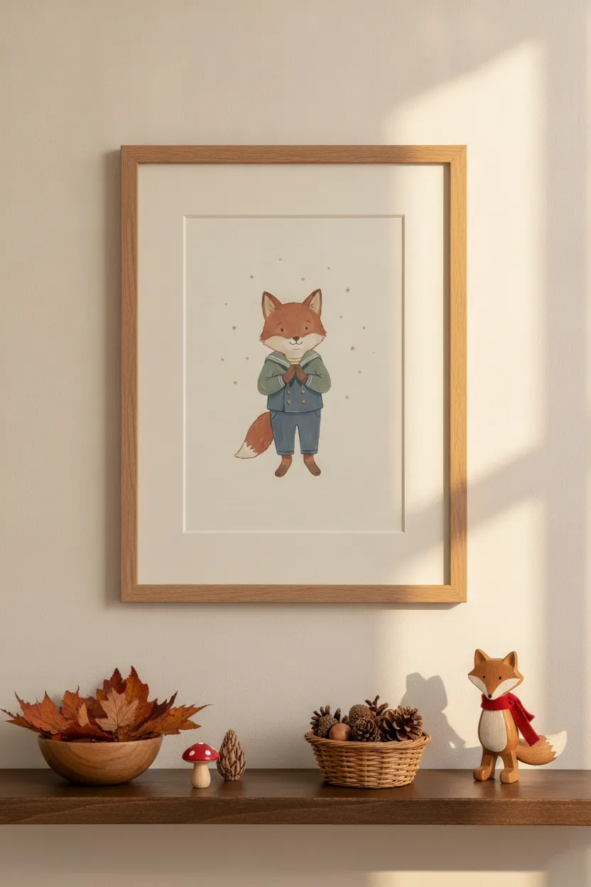 Fox Sailor Print