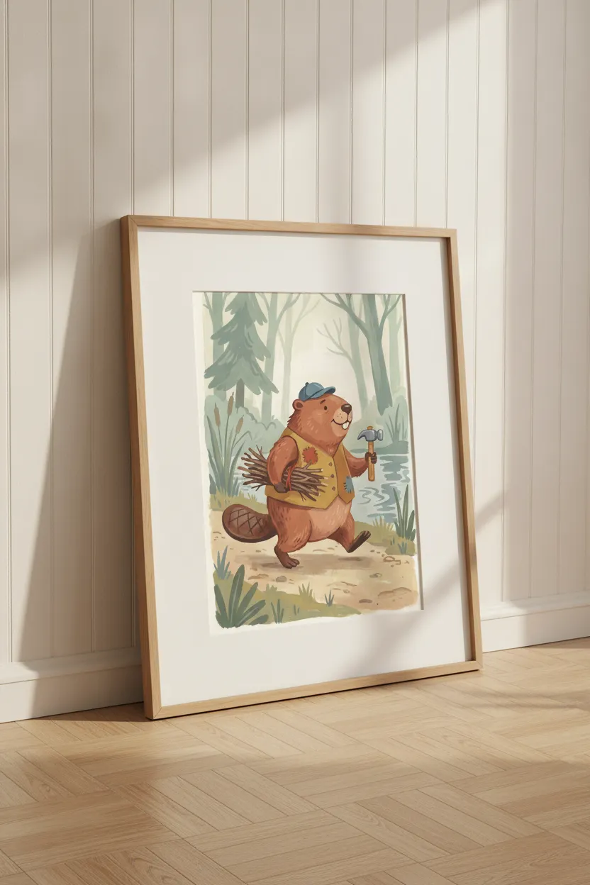 Busy Beaver Builder Print